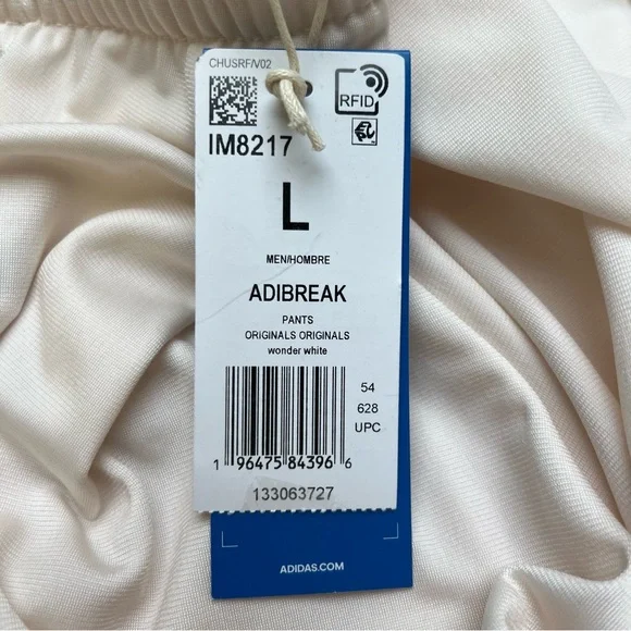 Adidas Men's Classics Adibreak 'White' Pants IM8217 Multi-Size
